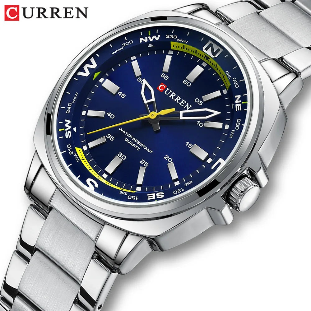CURREN 8455 Stainless Steel