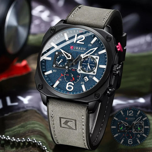 CURREN 8398 Multi-Clock