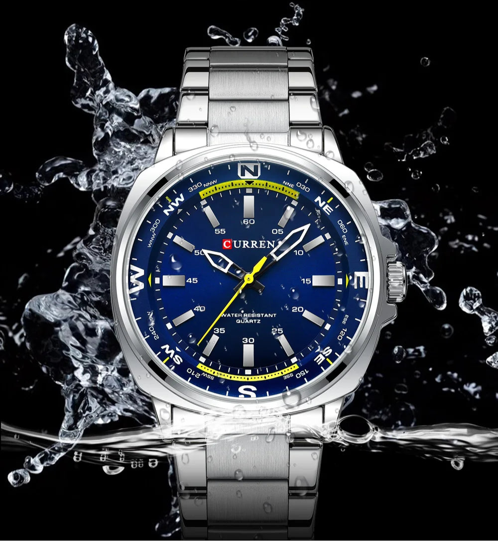 CURREN 8455 Stainless Steel